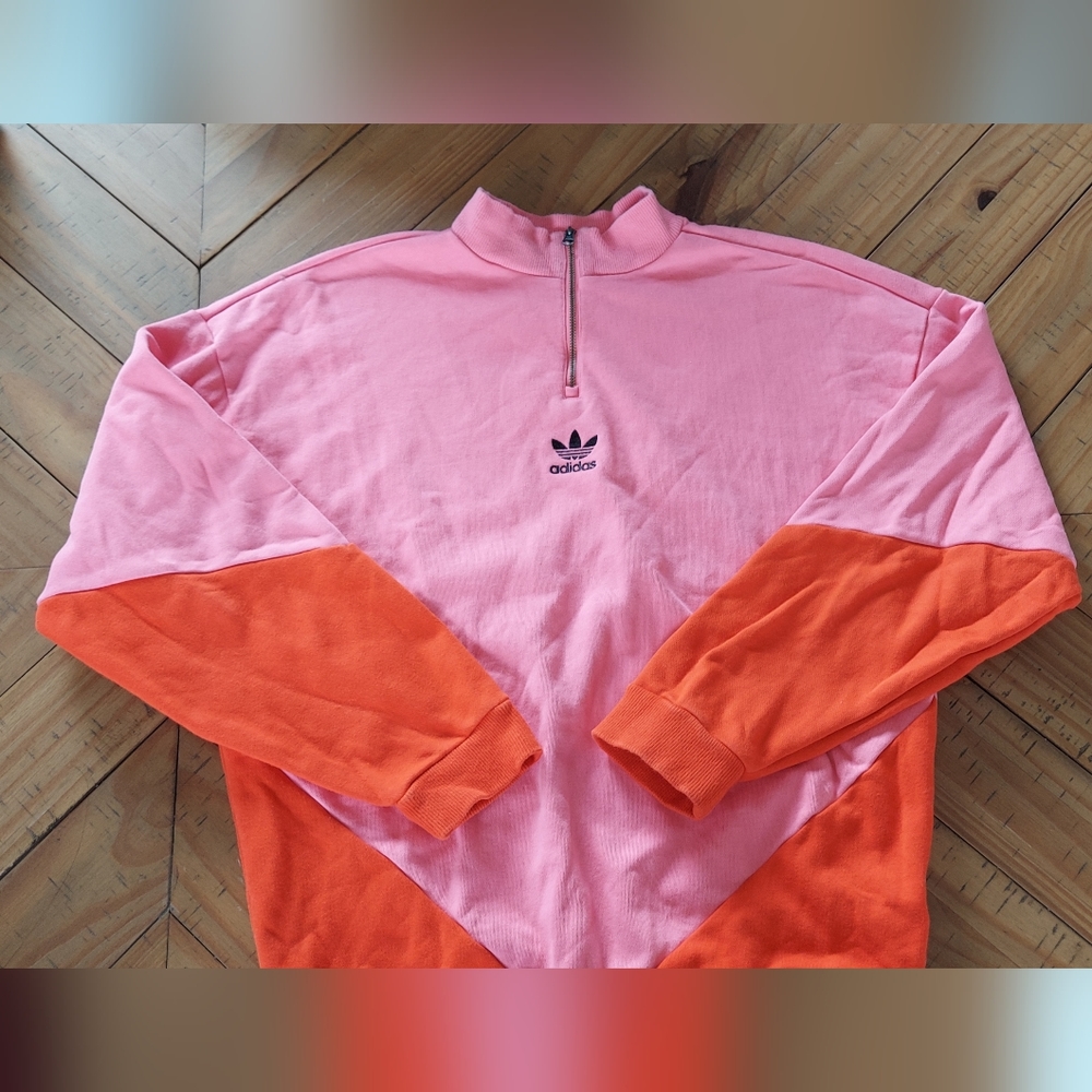 Colorblock Half Zip Sweatshirt